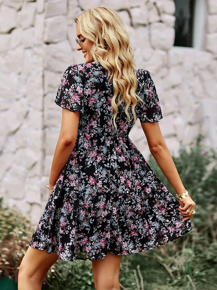 Robe d’été à motif fleuri — vue 26