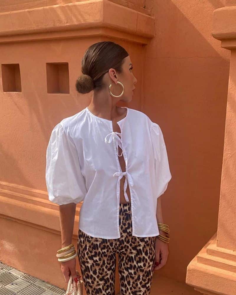 Blouse bohème ample — vue 3