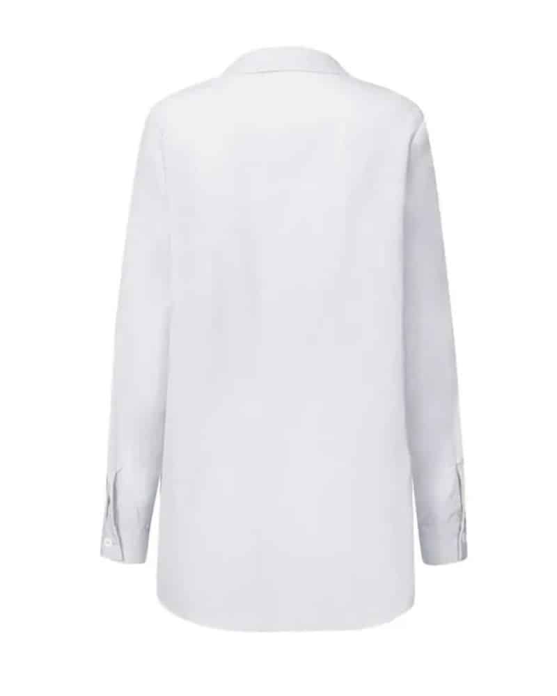 Blouse bohème blanche et ajustable — vue 3
