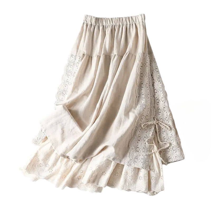 Jupe bohème longue et vintage — vue 3