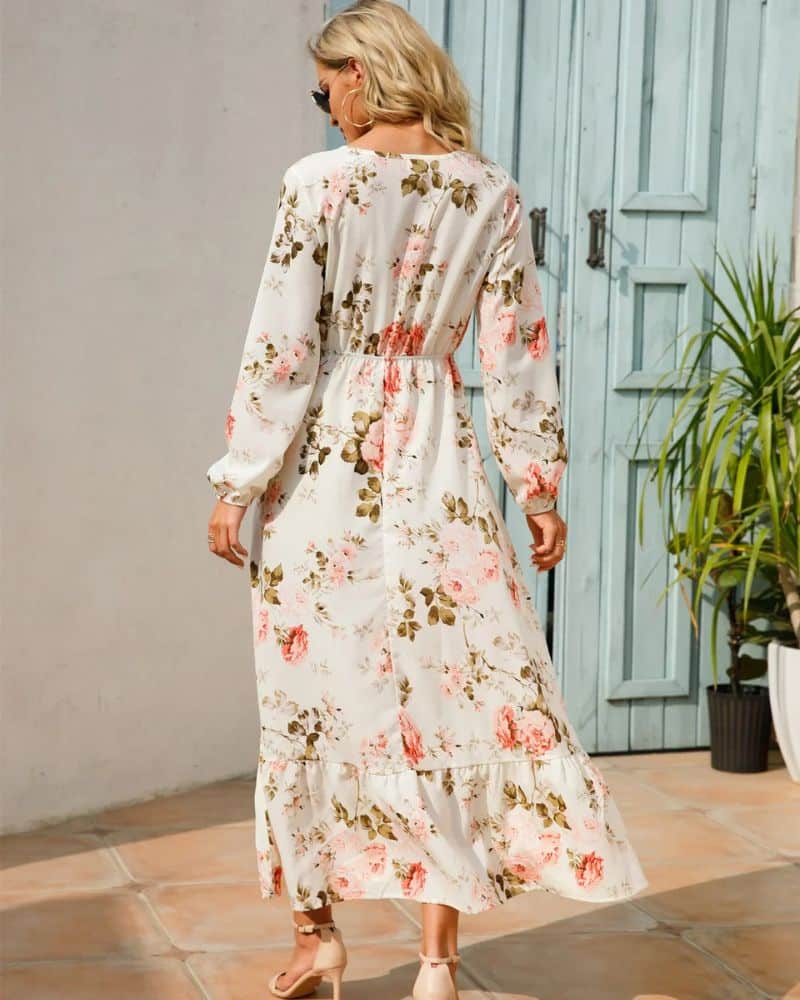 Robe bohème douce au charme rétro — vue 4