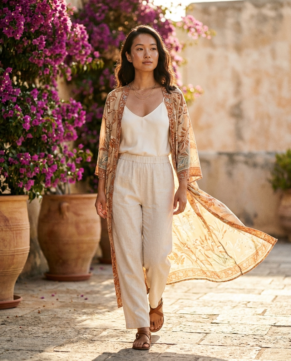 Kimono femme bohème — BOHERIS