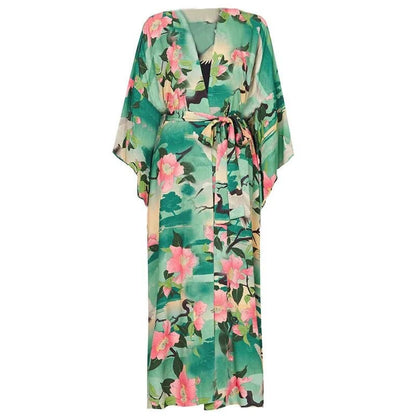 Robe kimono bohème ample — vue 8