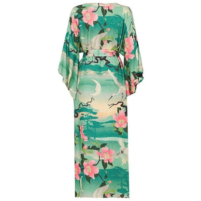 Robe kimono bohème ample — vue 9