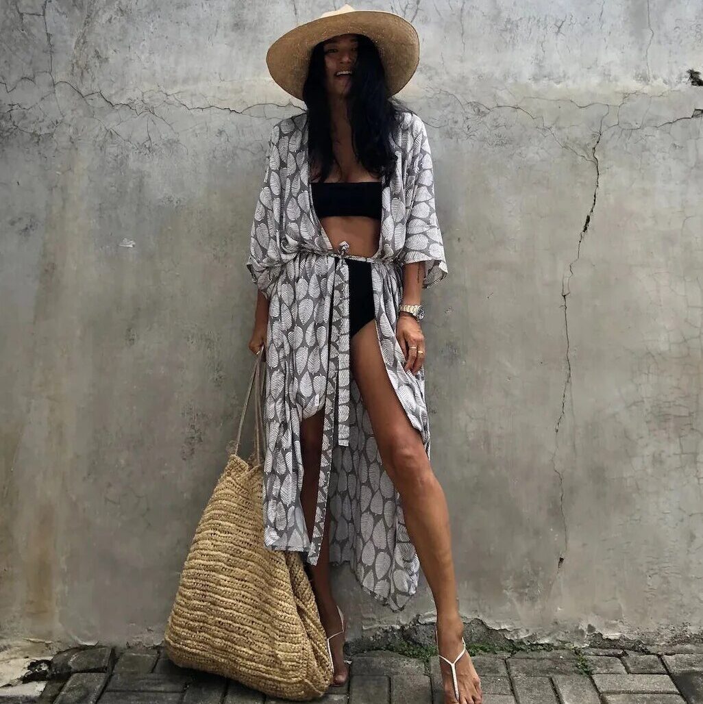 Kimono de plage imprimé — vue 15