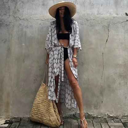 Kimono de plage imprimé — vue 15