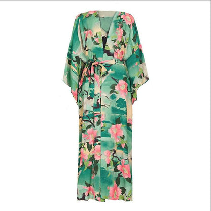 Robe kimono bohème ample — vue 6
