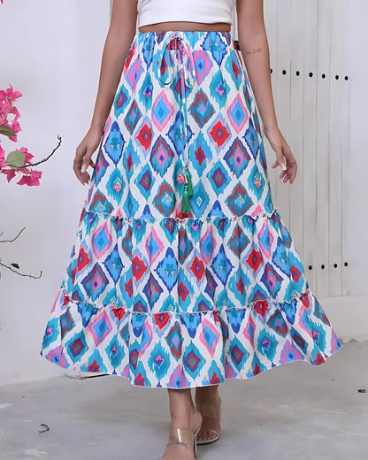 Jupe longue style imprimé — vue 2