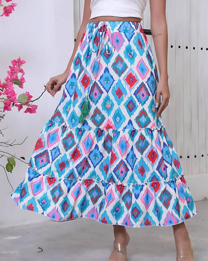 Jupe longue style imprimé — vue 5
