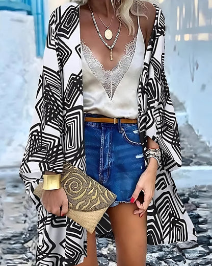 Kimono coupe ample style bohème — BOHERIS