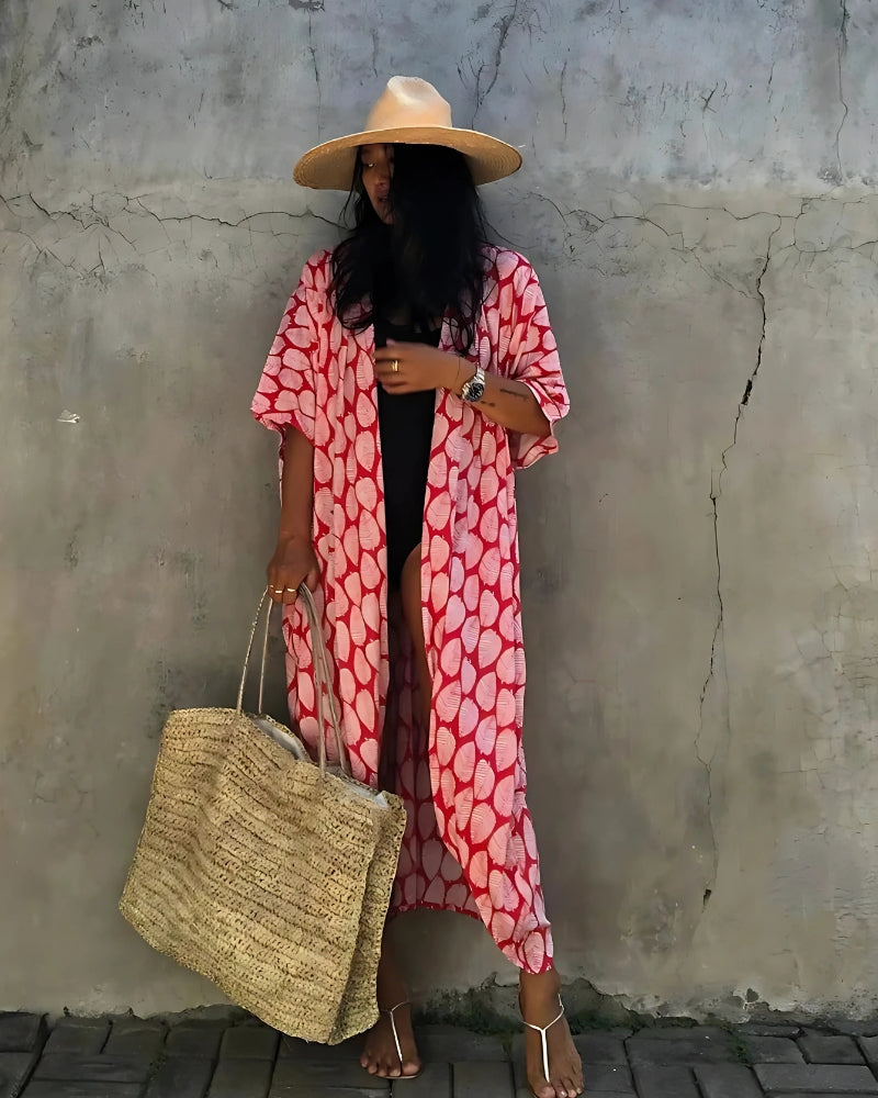 Kimono de plage style boho — vue 11