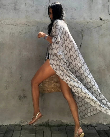 Kimono de plage style boho — vue 9