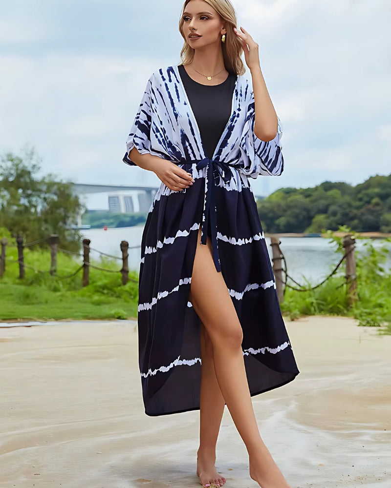 Kimono long imprimé bohème — vue 7