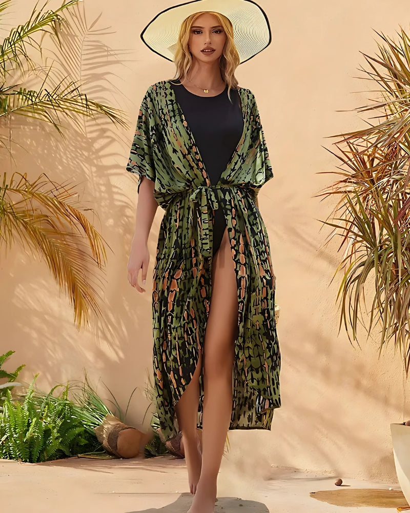Kimono long imprimé bohème — vue 4