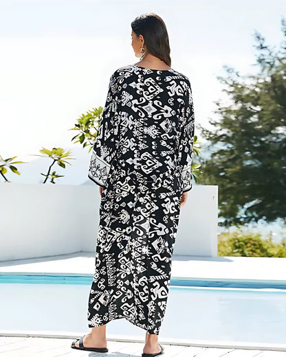 Kimono long imprimé bohème — vue 3
