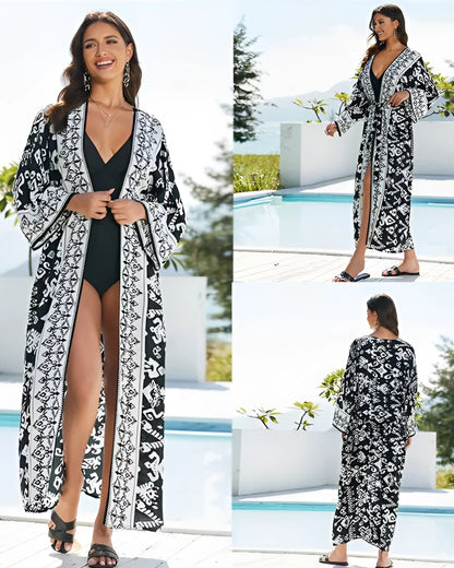 Kimono long imprimé bohème — vue 4