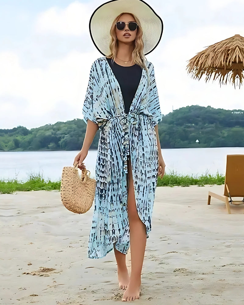 Kimono long imprimé bohème — vue 2