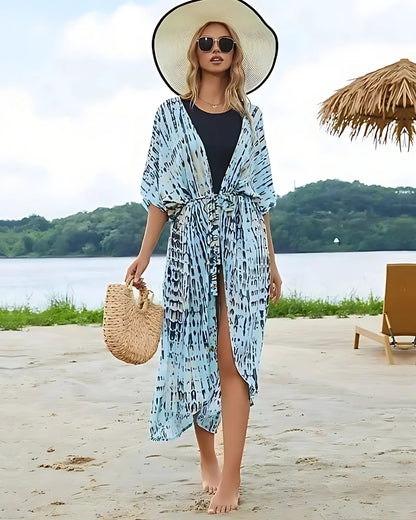 Kimono long imprimé bohème — vue 2