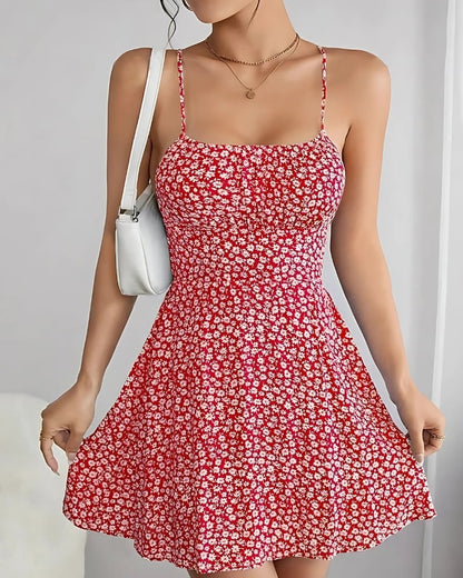Robe courte à bretelles dos nu — vue 8
