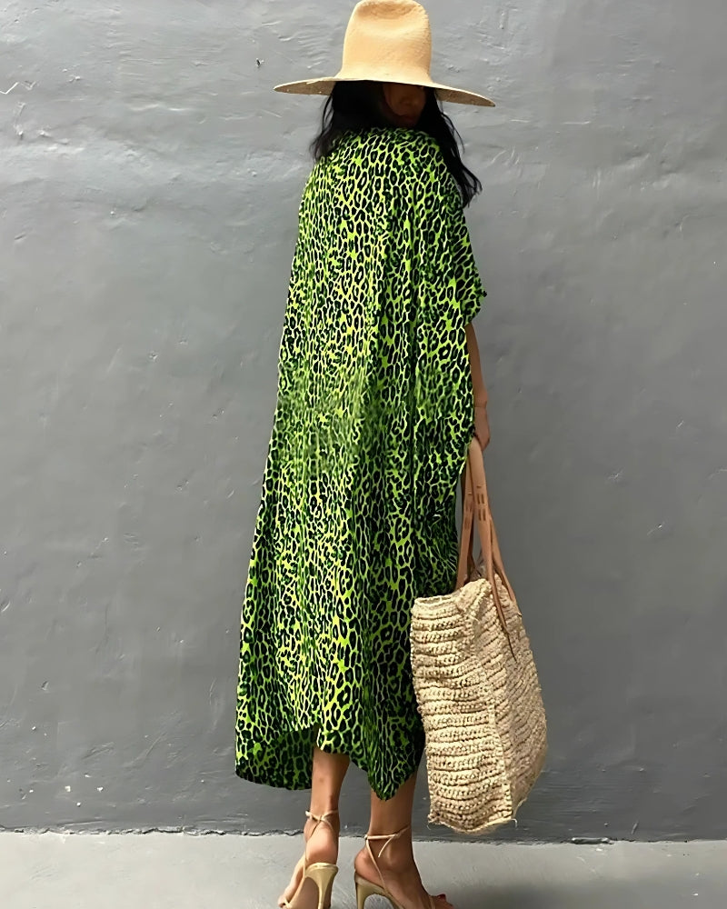 Robe de plage kimono style boho — vue 4