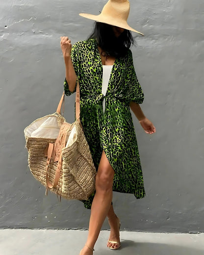 Robe de plage kimono style boho — vue 2