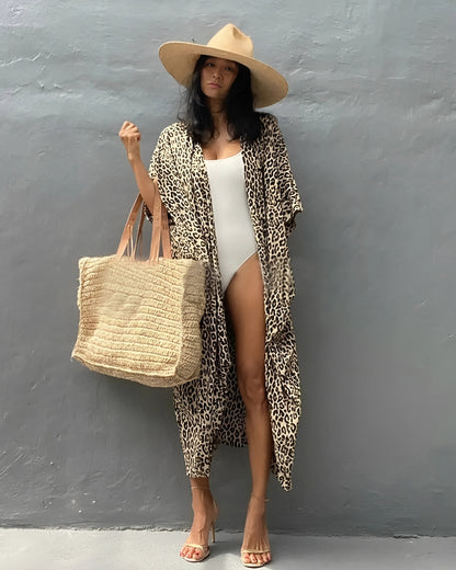 Robe de plage kimono style boho — vue 9