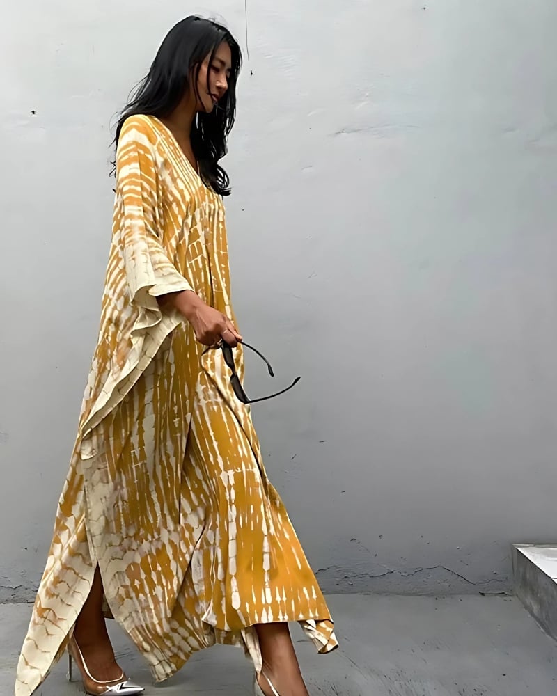 Robe de plage rétro rayée style boho — vue 8
