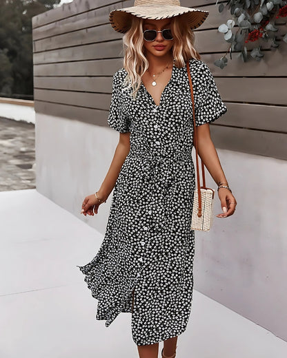 Robe d’été à imprimé floral boho — vue 10