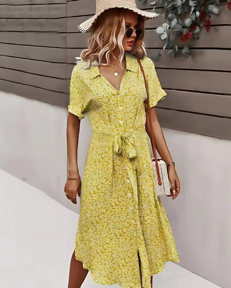 Robe d’été à imprimé floral boho — vue 13