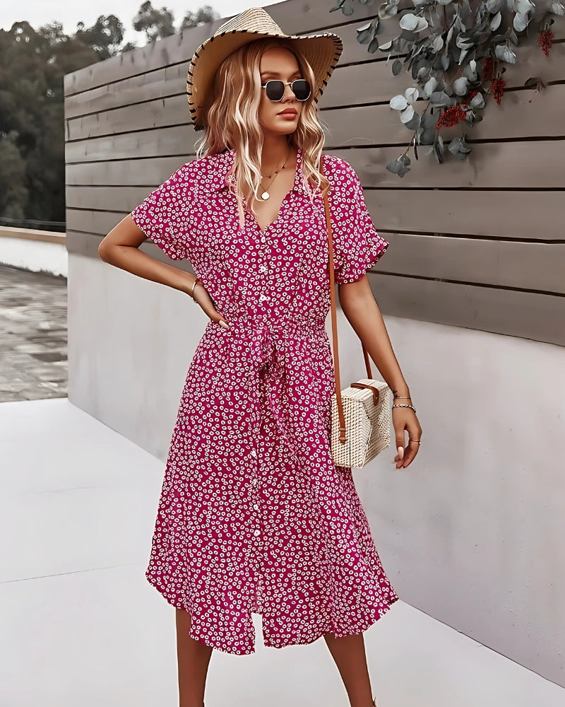 Robe d’été à imprimé floral boho — vue 17