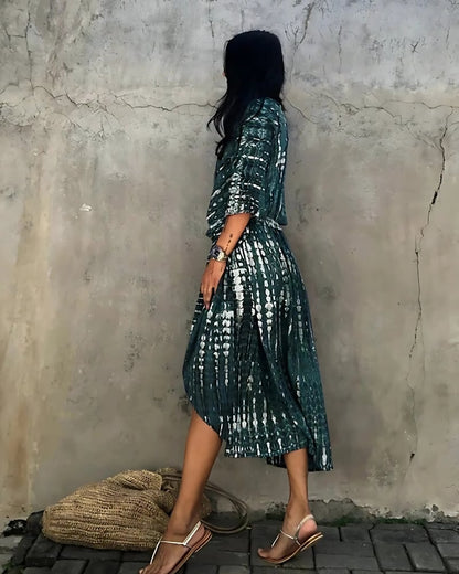 Robe kimono à manches mi-longues style boho — vue 22