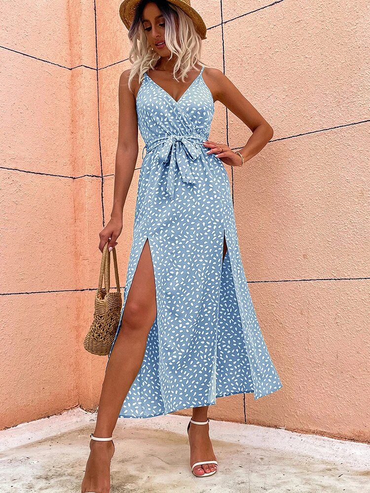 Robe de plage bohème à motif floral — vue 8