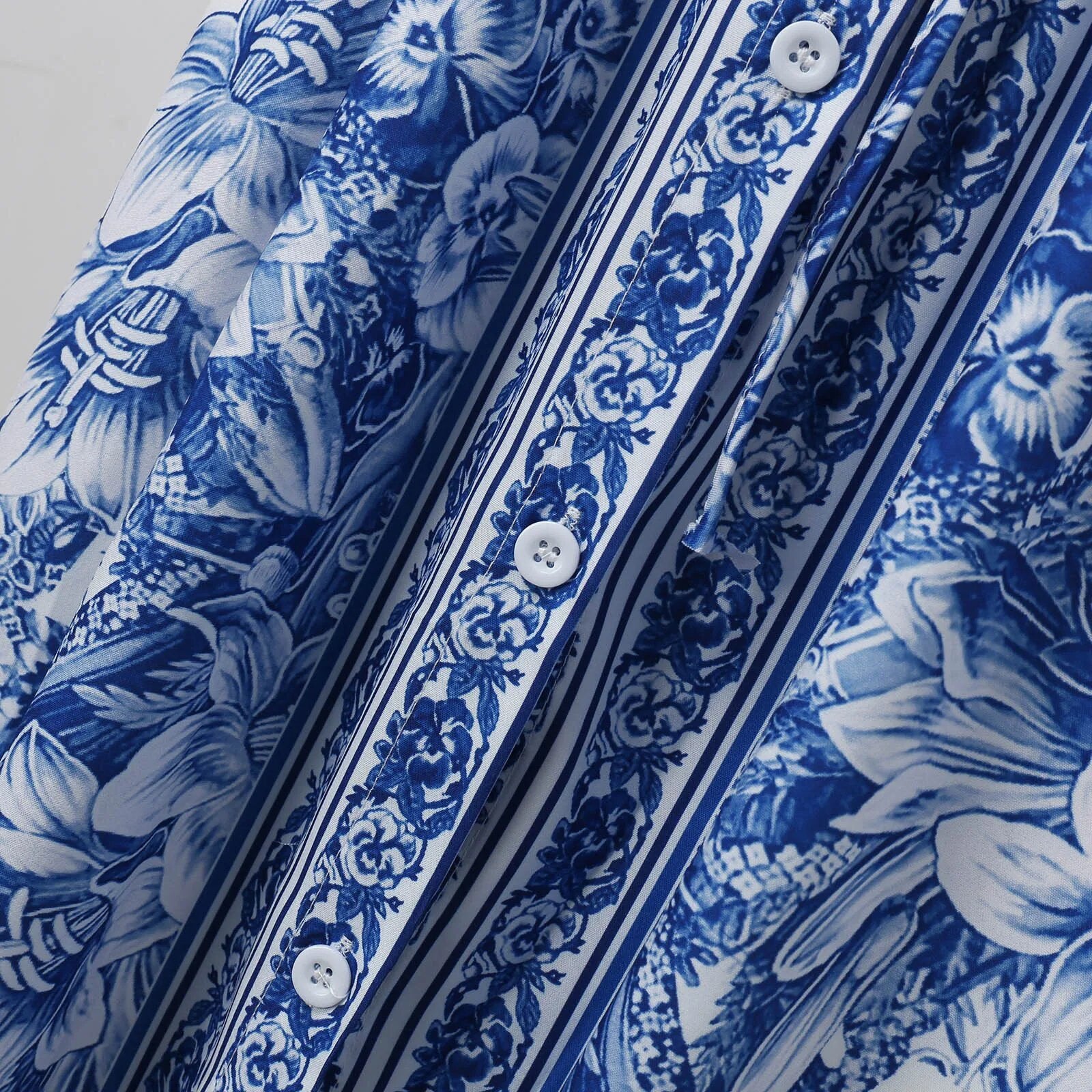 Robe kimono à motif floral — vue 4