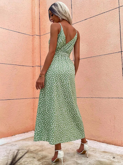Robe de plage bohème à motif floral — vue 3