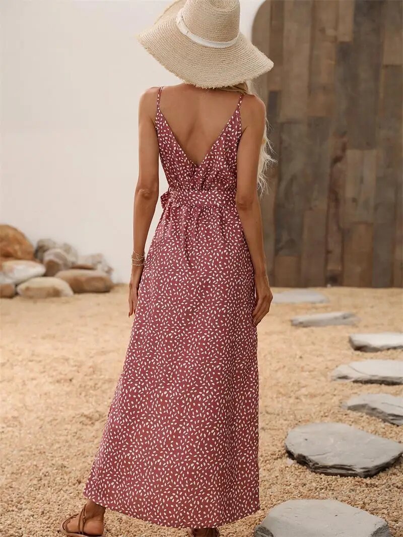 Robe de plage bohème à motif floral — vue 19
