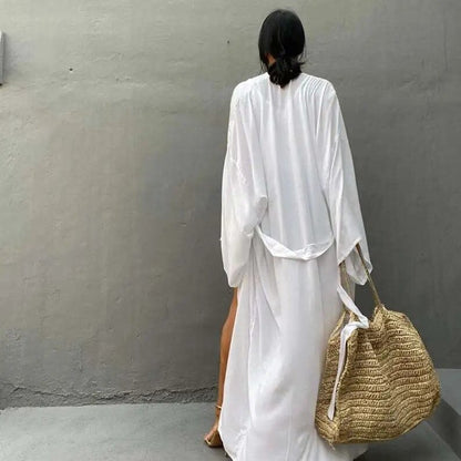 Kimono de plage à ceinture — vue 8