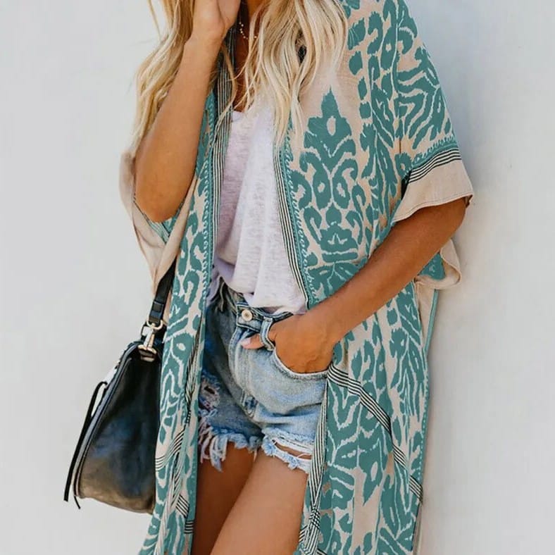 Kimono de plage à motif — vue 10