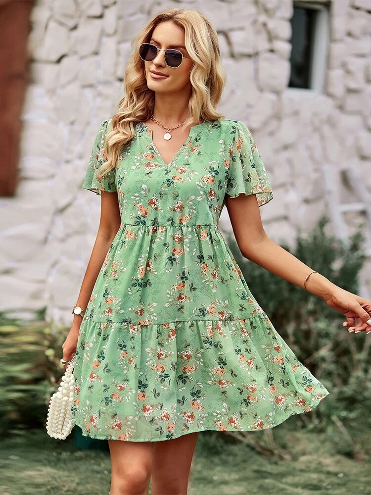 Robe d’été à motif fleuri — vue 13