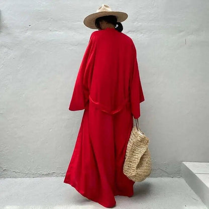 Kimono de plage à ceinture — vue 14