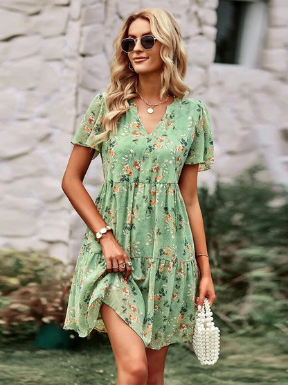 Robe d’été à motif fleuri — vue 9