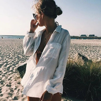 Kimono tunique de plage rétro — vue 3