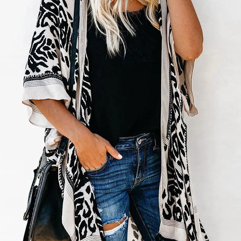 Kimono de plage à motif — vue 2