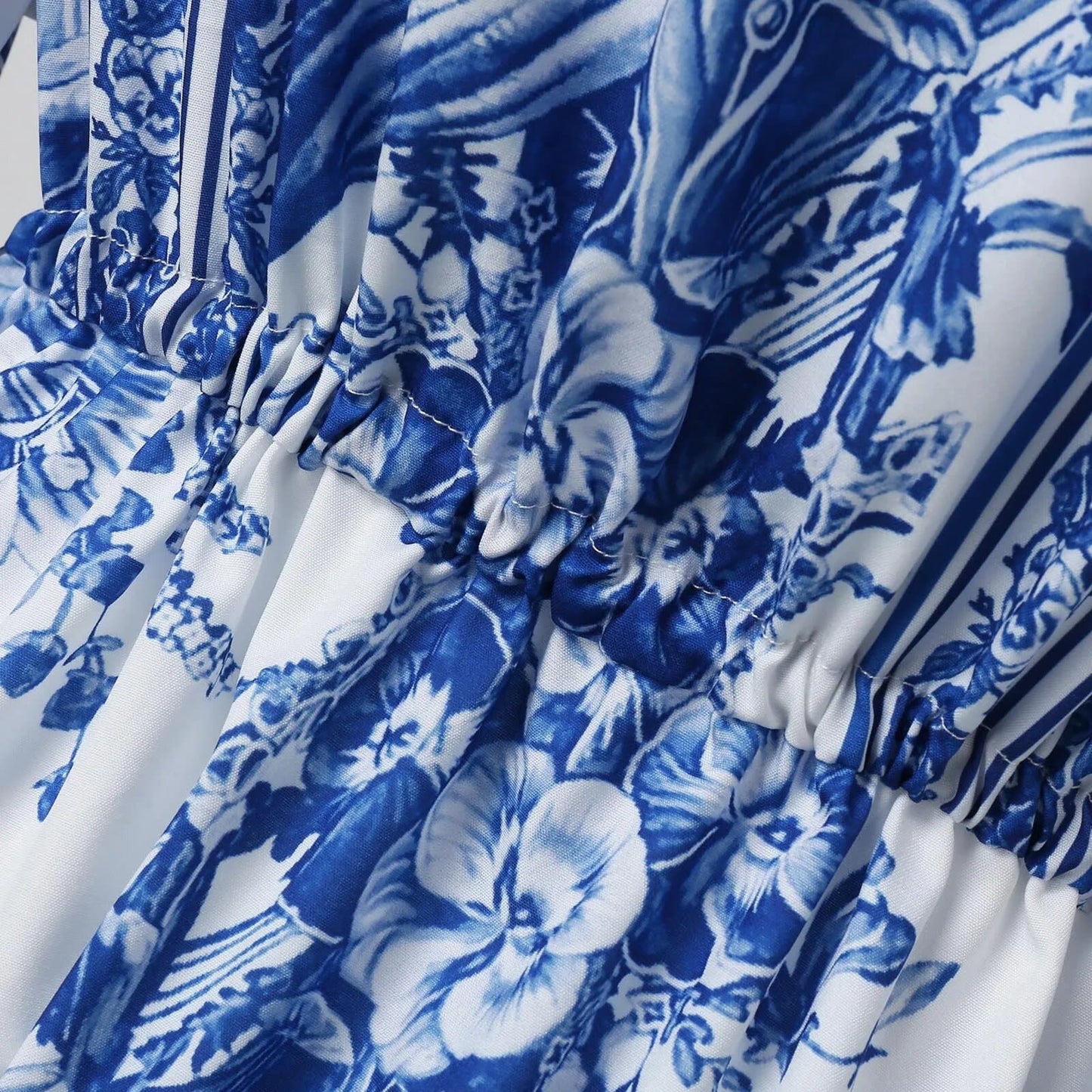 Robe kimono à motif floral — vue 5