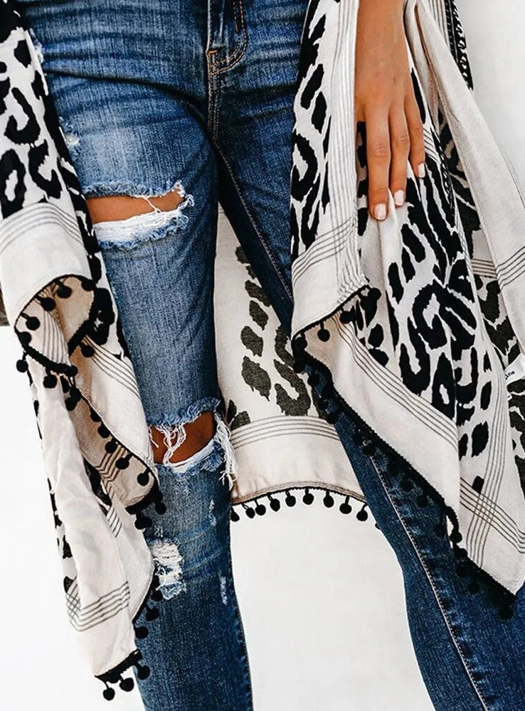 Kimono de plage à motif — vue 4