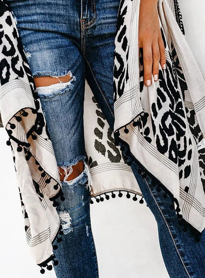 Kimono de plage à motif — vue 4