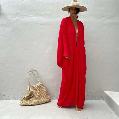 Kimono de plage à ceinture — vue 12