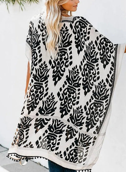 Kimono de plage à motif — vue 3