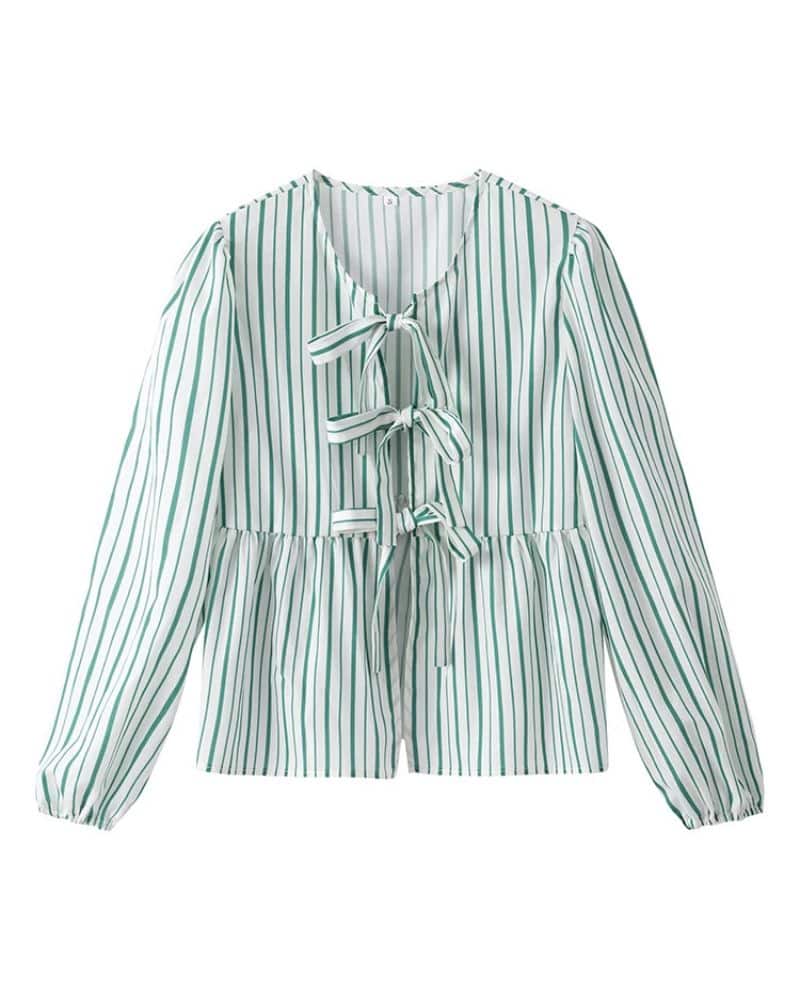 Blouse bohème décontractée en tissu doux et léger — vue 3