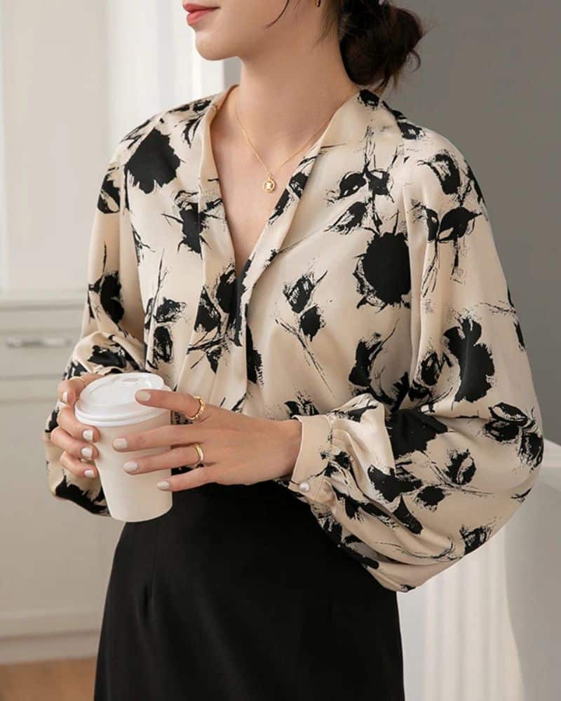 Blouse bohème décorative — vue 3