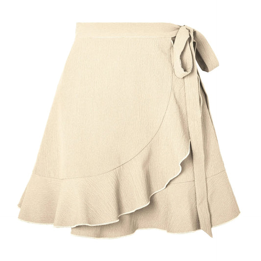 Jupe bohème courte et adaptable à lacets — BOHERIS